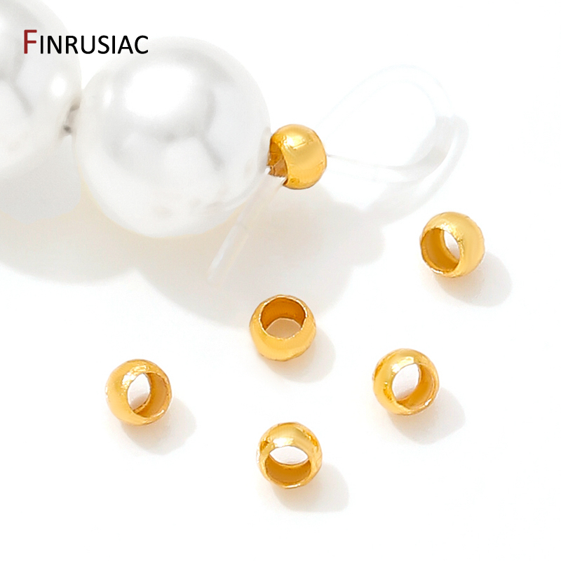 18K Vergulde Messing Ronde/Bui - Crimp Bead Tube recensie en prijs