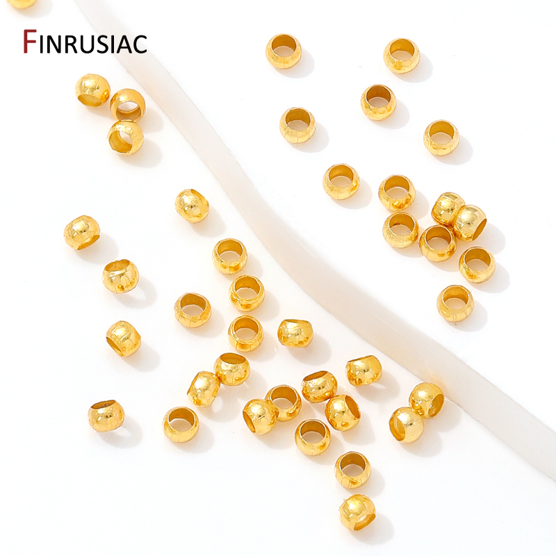 18K Vergulde Messing Ronde/Bui - Crimp Bead Tube recensie en prijs