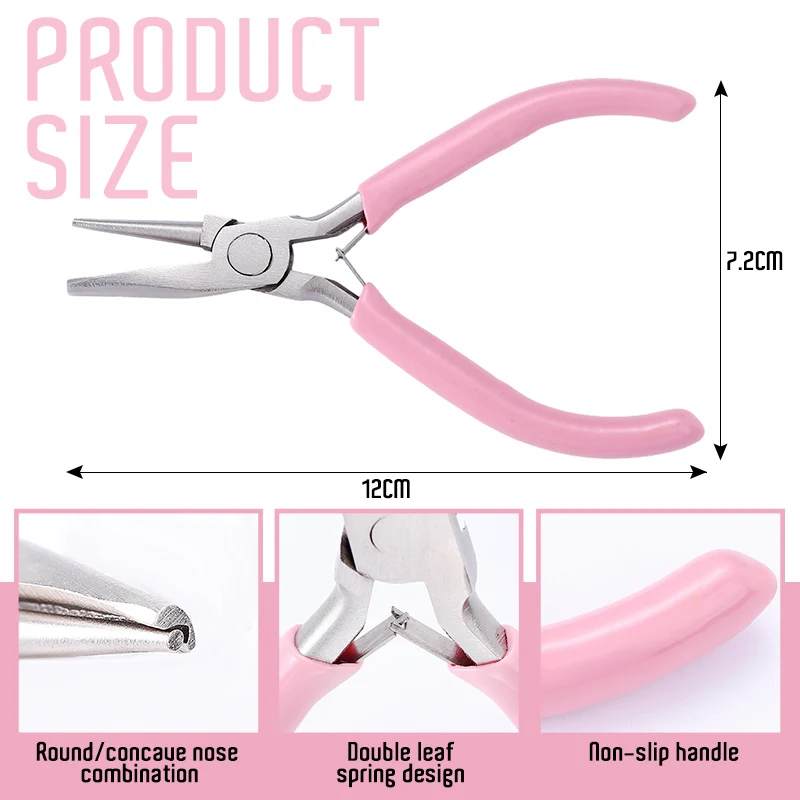 1 Stuks Roze Draadbuiggereedsc - Jewelry Making Loop Pliers recensie en prijs