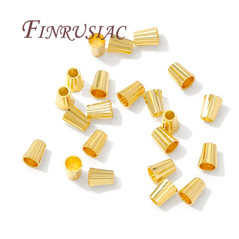 18K Vergulde Messing Buiskrale - Crimp Bead Tube recensie en prijs