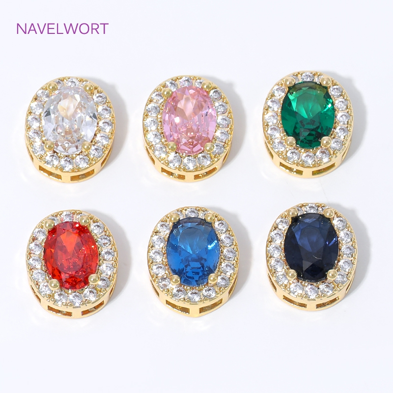 18K vergulde ovale spacer kral - Jewelry Making Items recensie en prijs