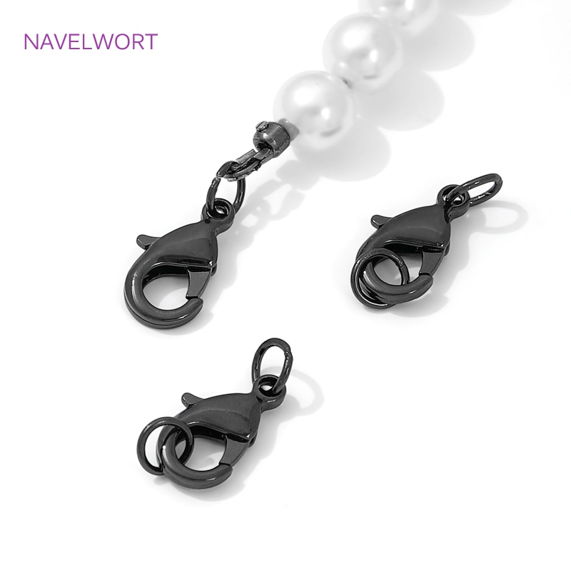 Zwarte kleur messing karabijns - Jewelry Making Designs recensie en prijs