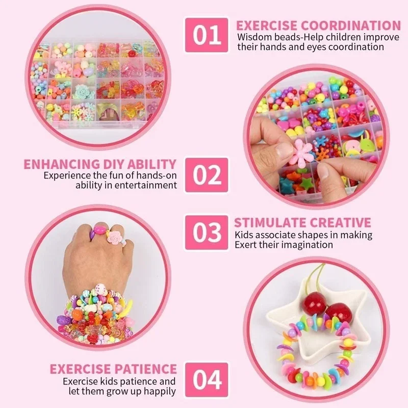 Meisjes Diy Kraal Set Sieraden - Jewelry Making Kits For Kids recensie en prijs